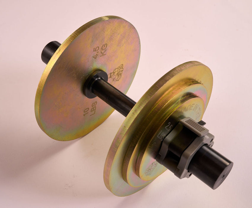 Solid Steel Loadable Dumbbell Sets - Sweatfully