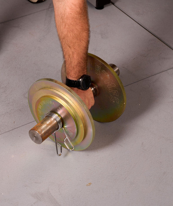 Solid Steel Loadable Dumbbell Sets - Sweatfully