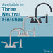 Tehila Black Finish Gooseneck Faucet with Side Sprayer - Sweatfully