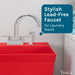 Tehila Chrome Finish Gooseneck Faucet with Side Sprayer - Sweatfully