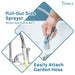 Tehila Chrome Finish Gooseneck Faucet with Side Sprayer - Sweatfully