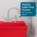 Tehila Stainless Steel Finish Gooseneck Faucet with Side Sprayer - Sweatfully