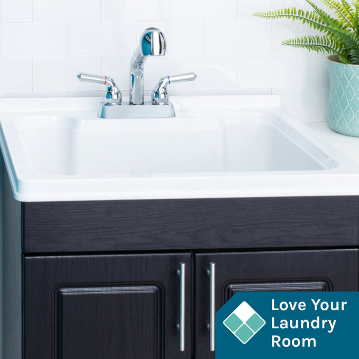 Tehila Chrome Finish Pull-Out Faucet - Sweatfully