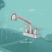Tehila Stainless Steel Finish Pull-Out Faucet - Sweatfully