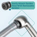 Tehila Stainless Steel Finish Pull-Out Faucet - Sweatfully