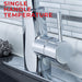 Tehila Chrome Finish High-Arc Pull-Down Faucet - Sweatfully