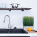 Tehila Stainless Steel Finish High-Arc Pull-Down Faucet - Sweatfully