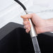 Tehila Stainless Steel Finish High-Arc Pull-Down Faucet - Sweatfully