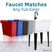 Tehila Black Finish Low Profile Pull-Down Faucet - Sweatfully