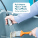 Tehila Stainless Steel Finish Low Profile Pull-Down Faucet - Sweatfully