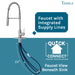 Tehila Stainless Steel Finish High Arc Coil Pull-Down Faucet - Sweatfully