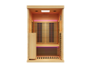 Peak Saunas Everest 2-Person Indoor Full Spectrum Infrared Sauna with XL Medical-Grade Red Light Therapy & Smart WiFi App Control - Sweatfully