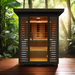 Peak Saunas Kilimanjaro 5-Person Outdoor Full Spectrum Infrared Sauna with Smart WiFi App Control - Sweatfully