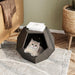 25.98'' Modern Pet Furniture Cat Carrier, Sofa Side Table, Planter MDF Multifunctional Furniture, Burmese Sumac - Sweatfully