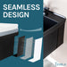 Tehila Standard Wall-Mounted Black Utility Sink with Black Finish Pull-Out Faucet - Sweatfully