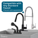 Tehila Standard Wall-Mounted Grey Utility Sink, No Supply Lines - Sweatfully