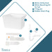 Tehila Standard Wall-Mounted White Utility Sink, No Supply Lines - Sweatfully
