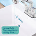 Tehila Standard Freestanding White Utility Sink with Chrome Finish Pull-Out Faucet - Sweatfully