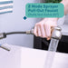 Tehila Standard Freestanding White Utility Sink with Stainless Steel Finish Pull-Out Faucet - Sweatfully