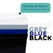 Tehila Standard Freestanding Black Utility Sink with Black Legs, Water Supply Lines Included - Sweatfully
