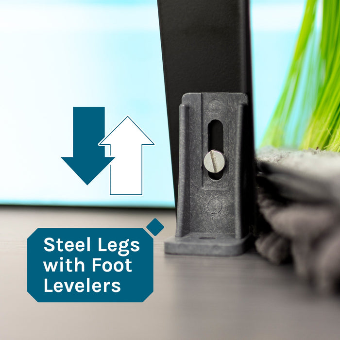 Tehila Standard Freestanding Red Utility Sink with Stainless Steel Finish High-Arc Coil Pull-Down Faucet - Sweatfully