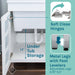 Tehila White Vanity Cabinet and White Utility Sink with Chrome Finish Pull-Out Faucet - Sweatfully