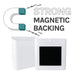 Large Magnetic Lint Bin (White) - Sweatfully
