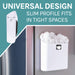 Large Magnetic Lint Bin (White) - Sweatfully