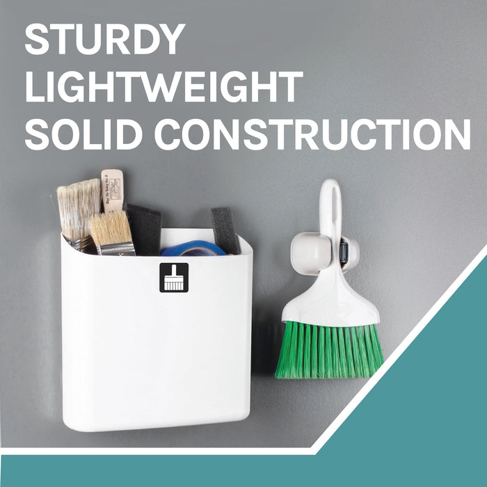 Large Magnetic Lint Bin (White) - Sweatfully