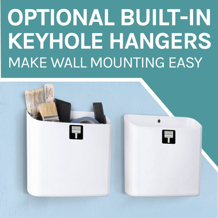 Large Magnetic Lint Bin (White) - Sweatfully