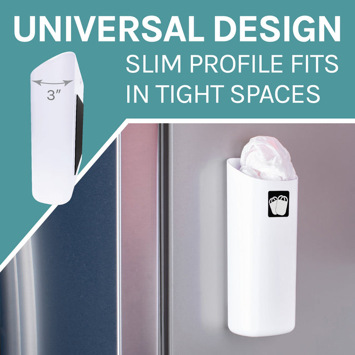 Magnetic Lint Bin Combo Pack (White) - Sweatfully