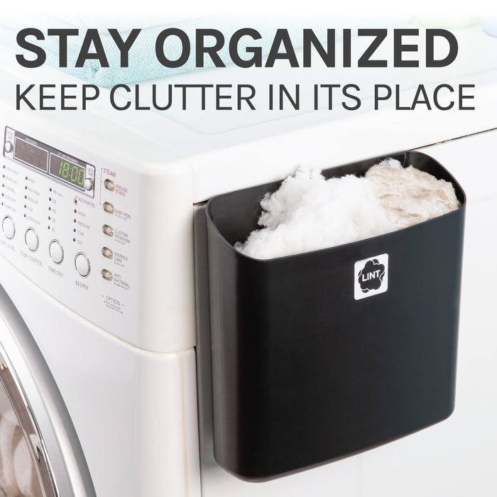 Magnetic Lint Bin Combo Pack (Black) - Sweatfully