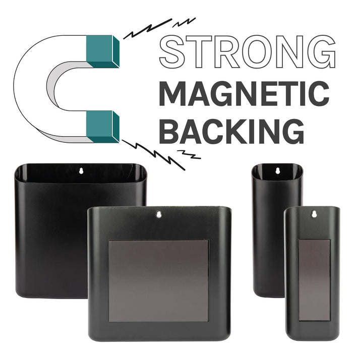 Magnetic Lint Bin Combo Pack (Black) - Sweatfully