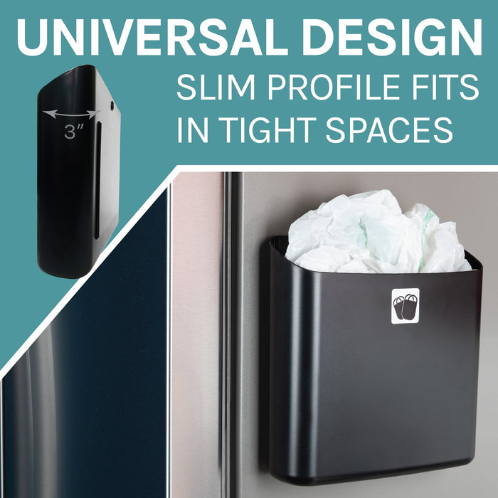 Magnetic Lint Bin Combo Pack (Black) - Sweatfully