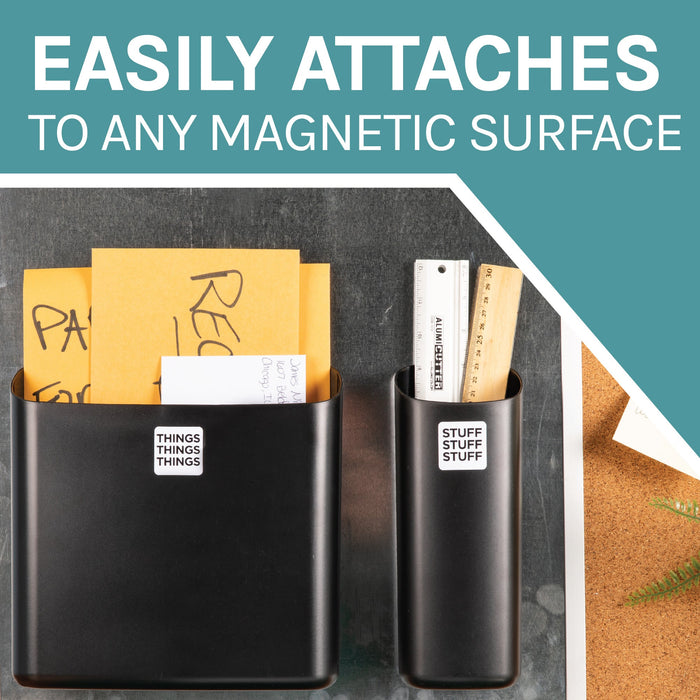 Magnetic Lint Bin Combo Pack (Black) - Sweatfully