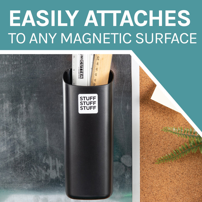 Small Magnetic Lint Bin (Black) - Sweatfully