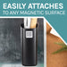Small Magnetic Lint Bin (Black) - Sweatfully