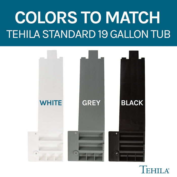 Tehila Black Wall Mounting Kit for Tehila Standard Sinks - Sweatfully