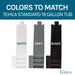 Tehila Black Wall Mounting Kit for Tehila Standard Sinks - Sweatfully