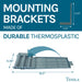 Tehila Grey Wall Mounting Kit for Tehila Standard Sinks - Sweatfully