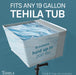 Tehila Grey Wall Mounting Kit for Tehila Standard Sinks - Sweatfully