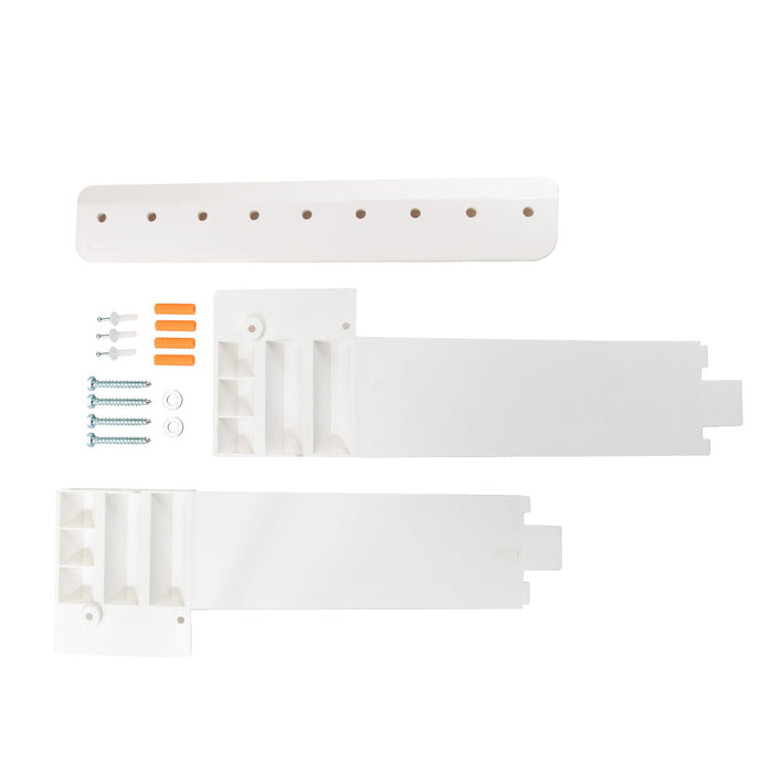 Tehila White Wall Mounting Kit for Tehila Standard Sinks - Sweatfully