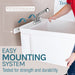 Tehila White Wall Mounting Kit for Tehila Standard Sinks - Sweatfully