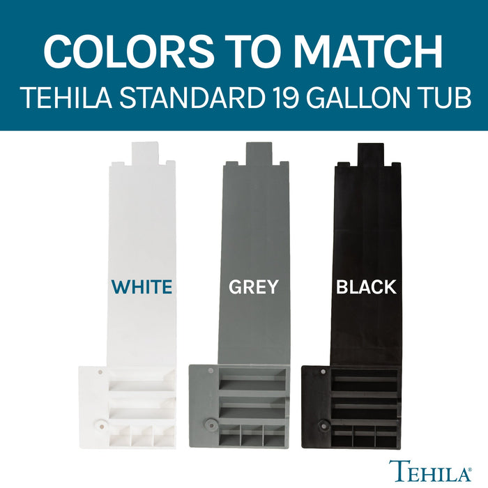 Tehila White Wall Mounting Kit for Tehila Standard Sinks - Sweatfully