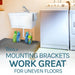 Tehila White Wall Mounting Kit for Tehila Standard Sinks - Sweatfully