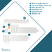 Tehila White Wall Mounting Kit for Tehila Standard Sinks - Sweatfully