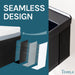 Tehila Standard Wall-Mounted Black Utility Sink, Water Supply Lines Included - Sweatfully