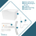 Tehila Standard Wall-Mounted White Utility Sink, Water Supply Lines Included - Sweatfully
