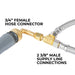 ¾ in. Garden Hose Connector Attachment for Utility Sinks - Sweatfully