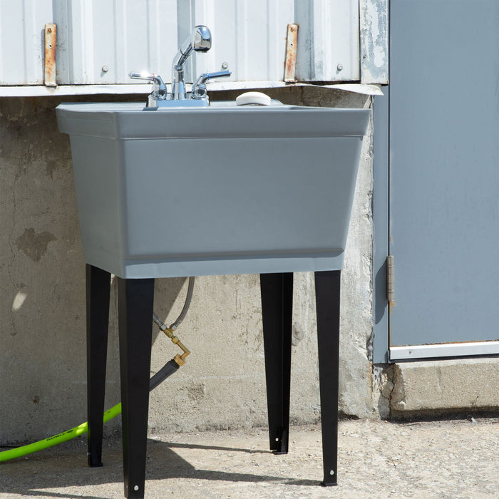 ¾ in. Garden Hose Connector Attachment for Utility Sinks - Sweatfully